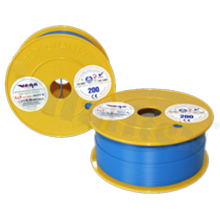 Przewód pojedynczy LGY/H05V-K; z wielodrutową miedzianą żyłą; niebieski; przekrój 0.35mm2; AWG 22; 500V; -40+105 st.C; 200m.