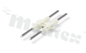 Mostek serii 2060; 2 tory; raster 4mm; 0.75 mm2; 250V/9A