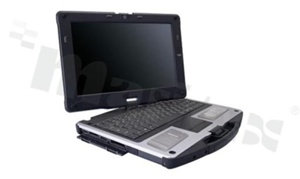 Notebook przemysłowy 12.1" U12CI; obrotowy ekran dotykowy rezyst.; Intel Core i5 3317U 1.7GHz; pamięć RAM 2 GB; HDD 320 GB 5400 rpm; kamera 1.3M CCD; Bluetooth; WIFI; Win 7 Professional multilanguage; zasilacz
