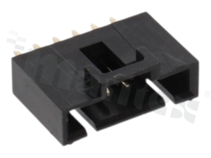 Header for PCB; pitch 2.54mm; 6-contacts; THT; male; top entry; 250V/3A