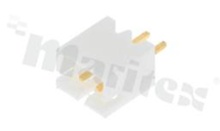Header for PCB; pitch 2.00mm; 2-contacts; THT; male; top entry; 100V/2A