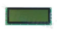 Display LCM; LCD character; 20x4 chars; STN yellow-green Y/G with LED backlight yellow-green Y/G; viewing angle 6:00;