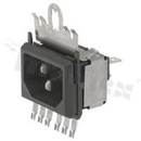 Moduły wejściowe zasilania (PEM); GRF2.0212.11; Quick Connect; 3; Panel, Snap-In; Receptacle