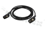 D-Sub Cable; 9-pin; male; shielded; double-sided; terminated with 3m cable; LSZH wire