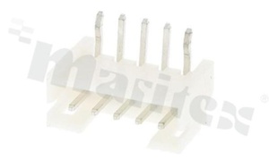 Złącze Kablowe do PCB; w rastrze 2.00mm; 5-stykowe; montaż THT; męskie; poziome; 100V/2A
