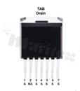 Tranzystor N-MOSFET SiC; unipolarny; 1700V; 900mOhm; 4.4A; 41W; -55+175 st.C; SMD; TO-263-7