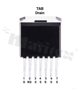 Tranzystor N-MOSFET SiC; unipolarny; 1700V; 900mOhm; 4.4A; 41W; -55+175 st.C; SMD; TO-263-7