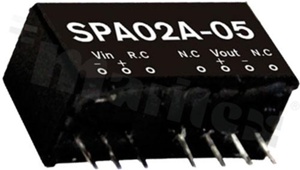 Przetwornica DC/DC; 2W; 18-36VDC; 5VDC; 400mA