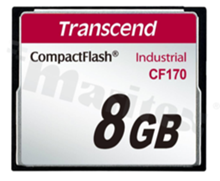 Karta CompactFlash TS8GCF170; Transcend; pojemność 8 GB; temperatura pracy -25+85 st. C; R/W 75/11 MBps; napięcie 3.3-5.5 V