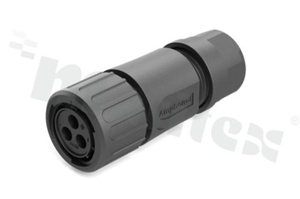 Standard Connector circular; female; EcoMate; 45A; 600V; 10-12AWG; PIN: 3; UL94V-0; IP67; IP69K