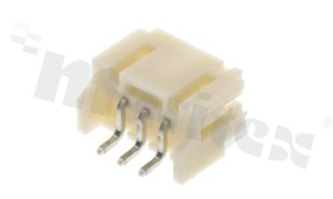 Header for PCB; pitch 2.00mm; 3-contacts; SMD; male; side entry; 100V/2A