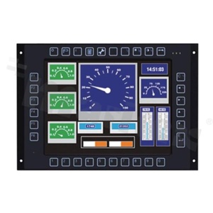  10.4" SVGA TFT LCD Railway Fanless Touchscreen Panel PC with Intel Atom Processor E3845 1.91 GHz (-40C to +70C)