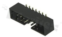 Złącze do PCB; w rastrze 2.00mm; 14-stykowe; montaż: SMD; męskie; proste