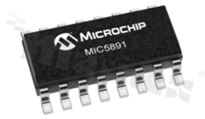 Zatrzask; MICROCHIP; MIC5891YWM-TR; 500 mA; 16; 85 °C; 2.64 mm