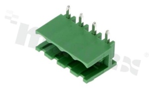 Listwa zaciskowa rozłączalna; w rastrze 5.08mm; 4-torowa; męska; kątowa; otwarta; UL 300V/15A; TUV:320V/20A