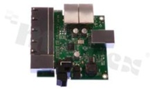 Switch przemysłowy niezarządzalny; 8 portów 10/100 Mb/s; temp. pracy: -40+80 st.C; zasilanie redundantne 5...30VDC