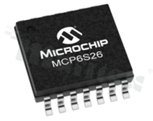Wzmacniacze specjalnego zastosowania; MICROCHIP; MCP6S26-I/ST; TSSOP; 1 pA; 275 µV; Lead Free