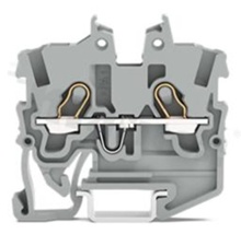 Din rail terminal block MINI; for wire 0,14-1,5mm2 (24-16 AWG); spring clamp Cage-Clamp; blue; 500V/13,5A