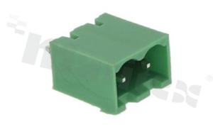 Listwa zaciskowa rozłączalna; w rastrze 5.08mm; 2-torowa; męska; pionowa; zabudowana; UL 300V/15A; TUV:320V/20A