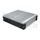 Fanless BoxComputer; IntelCore i7/ i5/ i3 4th gen; up to 8 GB RAM; HDMI; DVI; 6x USB; 4xCOM; 2x LAN; 1x mSATA; 1x SATA; 1x mPCIe; oper. temperature -10 to 60C; supply 12-19 VDC