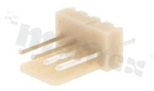 Header for PCB; pitch 2.54mm; 4-contacts; THT; male; top entry; 250V/3A