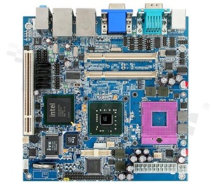 IntelCore 2 Duo Mini ITX Motherboard with Intel GM45 + ICH9-MChipset; 1CF; 1 PCI; 4 SATA II; 6COM; 8 USB; 16-bit GPIO ;WYCOFANY Z PRODUKCJI