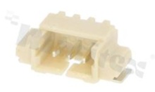 Header for PCB; pitch 1.25mm; 3-contacts; SMD; male; side entry; 125V/1A