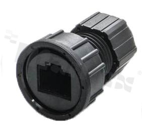 Osłonka wtyku RCP; RJ45; połączenie gwintowe; kabel 5.0-6.5mm; IP67