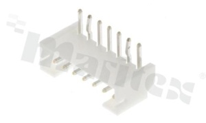 Header for PCB; pitch 2.00mm; 7-contacts; THT; male; side entry; 100V/2A