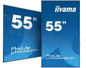 Monitor wielkoformatowy 54.6"; 24/7; 16:9; 1.07B kolorów; 1920x1080; jasność 700 nitów; kontrast 1300:1; VGA; RCA; DVI; 2x HDMI; DP; MiniJack; COM; LAN; IR; OPS slot; USB; 2x Głośnik 10W; zasilanie 230V AC; VESA