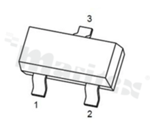 Dioda Zenera; 5.6V; 5%; 350mW; -65+150 st.C; SMD; SOT23