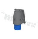 232BS6; Gniazdo panelowe; zasilające AC 3-fazowe; męskie; 32A; 250VAC; IP44; seria Easy&Safe