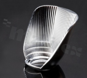 Reflector for LED COB; angle: asymmetric; Number of LEDs: 1; Dimensions: round 97mm; Height: 84.1mm; meterial: PC; Fastening: socket