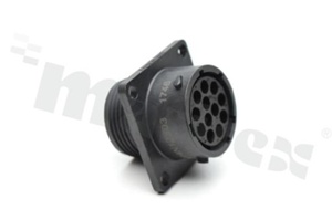 Standard Connector circular; RCP SQ FL 12 pins; SZ 14 SCKT SEAL