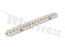 Module 18 LED CREE JB2835B-J; rectangular 140x20; CCT 2700K; CRI 80; 184lm/W; 528lm/180mA; 18V