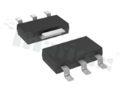 Stabilizator napięcia; LDO; liniowy,nieregulowany; Vout: 3.3V; Vin: 2.7-6V; 0.3A; -40+125 st.C; SMD; SOT223-3