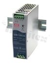 Zasilacz impulsowy; DIN; 120W; 48V; 3.75A; 88-264VAC; 124-370VDC