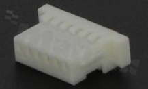 Crimp terminal housing; pitch 1.00mm; 6-contacts; female; applicable wire AWG#28-32; 50V/1A