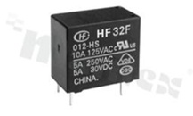 Przekaźnik elektromagnetyczny; prąd znamionowy 5A; napięcie cewki 12VDC; pojedynczy styk zwierny (1H); 5A/30VDC; 5A/250VAC