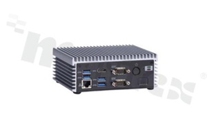 Industrial Fanless BoxComputer; IntelCore i7-6600U 3.4 GHz /Celeron 3955U 2.0 GHz; 2x HDMI; 2x Gigabit LAN; 1x mSATA; 1x SATA; 4x USB 3.0; 2xCOM; 1x PCIe; oper. temperature -10+50C; supply 12V