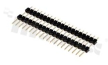 Listwa stykowa do PCB; w rastrze 2.54mm; 1x20 styków; montaż THT; męska; prosta; jednorzędowe; 2-poziomowa; 6.0/10.4/3.0mm