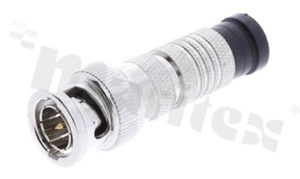 Male Plug BNC; crimp connection; waterproof; 1GHz; for cable RG-6/U