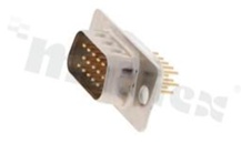 D-Sub Connector; male; 15 contacts; 3 rows; straight