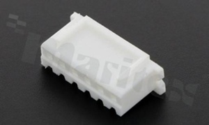 Crimp terminal housing; pitch 2.50mm; 6-contacts; female; applicable wire AWG#22-28; 250V/3A