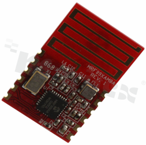 Moduły Sub-GHz; MICROCHIP; MRF89XAM8A-I/RM; 7 MHz; 1.905 mm; SPI; 870 MHz