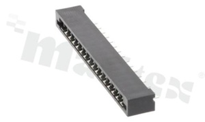 Złącze Non-ZIF do PCB; w rastrze 2.54mm; 16-stykowe; montaż: THT; pionowe