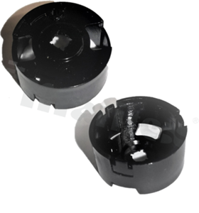 Holder for lens Ledlink LL01XP-FL25L06-M1, diameter: 22,4mm, heigh: 11,95mm, color black