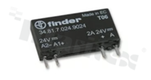 Solid State Relay; 1-phase; rating current 2A; input voltage 5VDC; switched voltage 240VAC; for PCB 