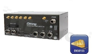 Router przemysłowy kolejowy 5G z VPN; norma EN50155; wbudowany modem WCDMA/LTE/5G; Wi-Fi 802.11 a/b/g/n/ac; GPS; 3 porty 10/100/1000Base-T(X) M12-X; 2 sloty SIM; temperatura pracy -25+70 st.C; zasilanie 24...110VDC