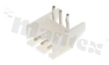 Header for PCB; pitch 2.50mm; 3-contacts; THT; male; side entry; 250V/3A